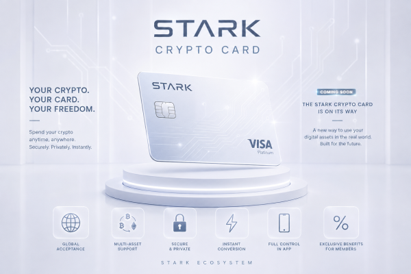 STARK Announced Telegram Based Crypto Banking Platform and Digital Card. STARK Announced Telegram Based Crypto Banking Platform and Digital Card.