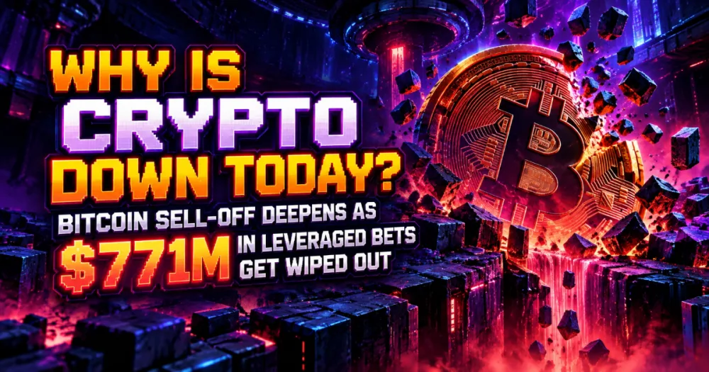 Why Is Crypto Down Today? Bitcoin Sell-Off Deepens as $771M in Leveraged Bets Get Wiped Out Why Is Crypto Down Today? Bitcoin Sell-Off Deepens as $771M in Leveraged Bets Get Wiped Out
