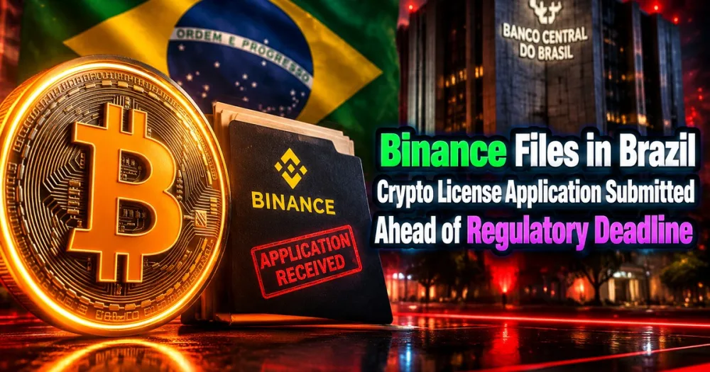 Binance Brazil Crypto License Filed Ahead of Oct. 30 Binance Brazil Crypto License Filed Ahead of Oct. 30